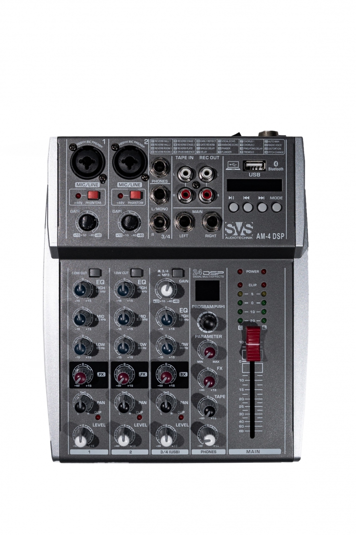 SVS Audiotechnik mixers AM-4 DSP Аналоговый микшерный пульт, 4-канала в Барнауле