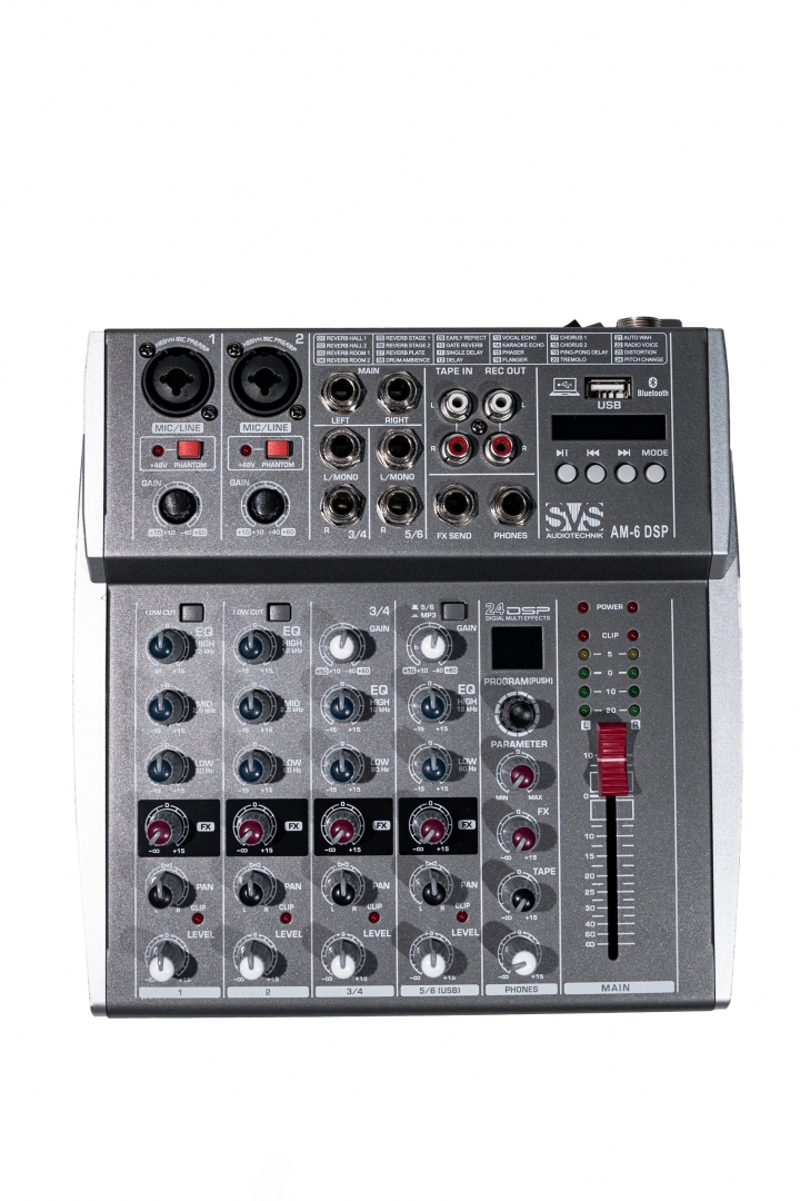 SVS Audiotechnik mixers AM-6 DSP Микшерный пульт аналоговый, 6-канальный SVS Audiotechnik mixers в Барнауле