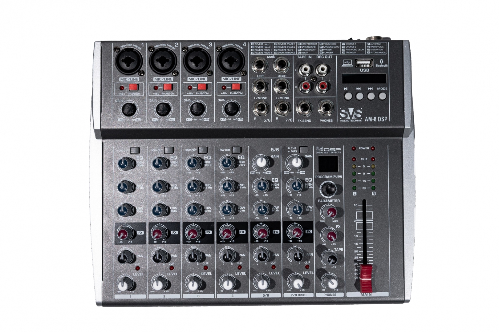 SVS Audiotechnik mixers AM-8 DSP Микшерный пульт аналоговый, 8-канальный в Барнауле